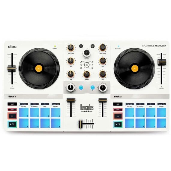 Hercules DJCONTROL MIX ULTRA Mobiler DJ-Controller f. iOS/Android