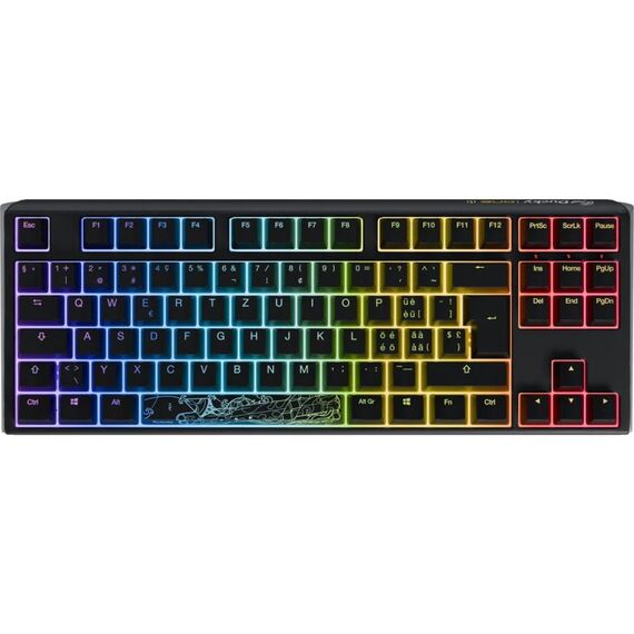 Ducky ONE 3 TKL Classic MX Cherry Red BLK CH-Layout