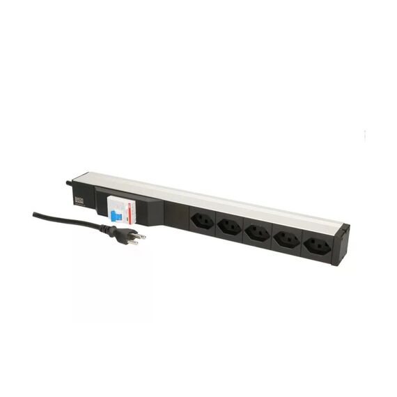 Bachmann PDU 19 5xT23, 1HE FI Schalter schwarz