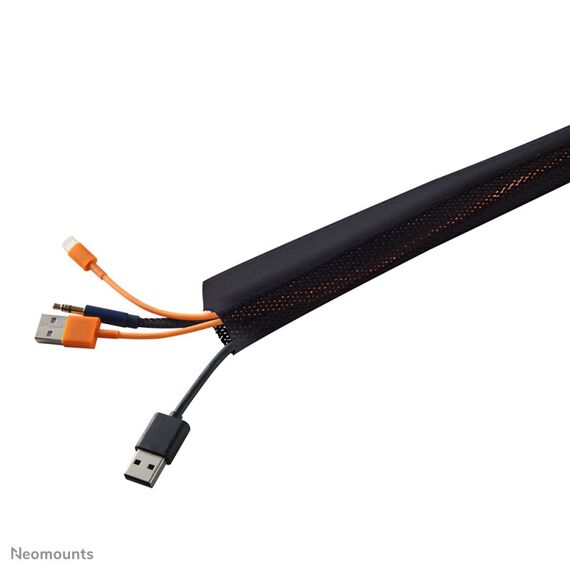 Neomounts NS-CS200BLACK Kabelsocke - für 8-10 Kabel - universal, Farbe: Schwarz