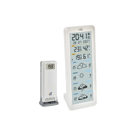TFA-Dostmann TFA.me ID-06 WLAN Funk-Wetterstation ohne Batterie, inkl. Sender 30.3900.02