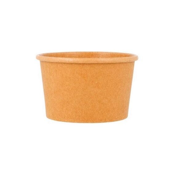 Webstar Glacébecher 120ml 50 Stk Karton, braun, Ø 77 x 47 mm