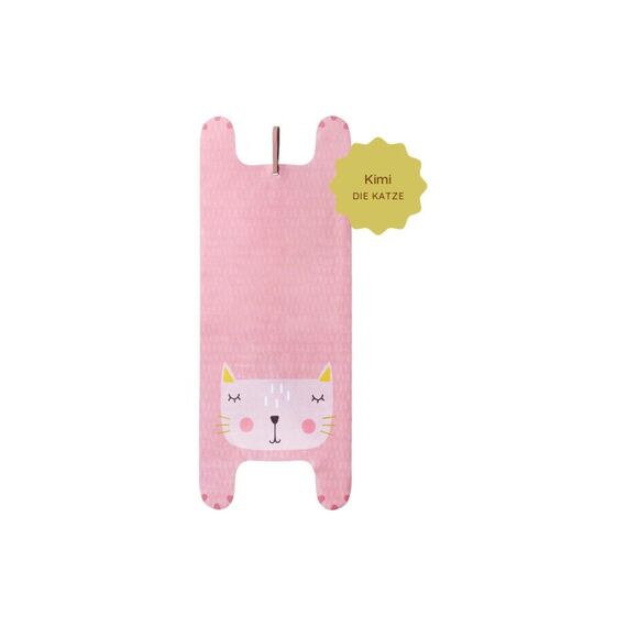 Kinder-Yogamatte Kimi die Katze Rosa