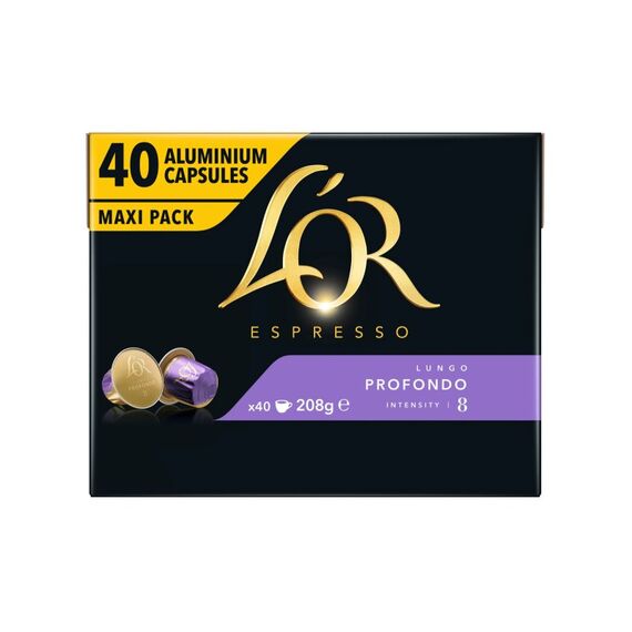 L’OR Kaffeekapseln Espresso Lungo 8 Profondo 40 Stück