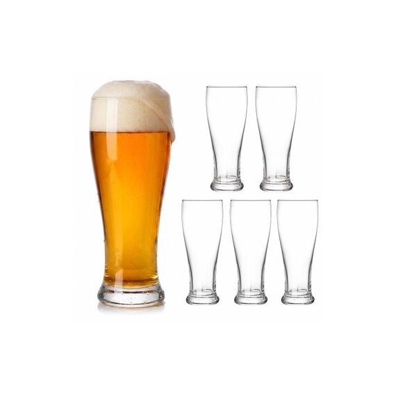 Relaxdays Biergläser 6 Stück