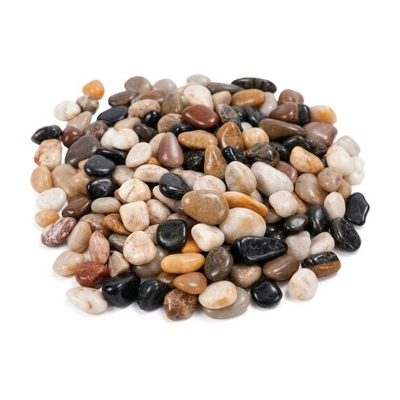Relaxdays Dekosteine Flusskiesel 2 kg