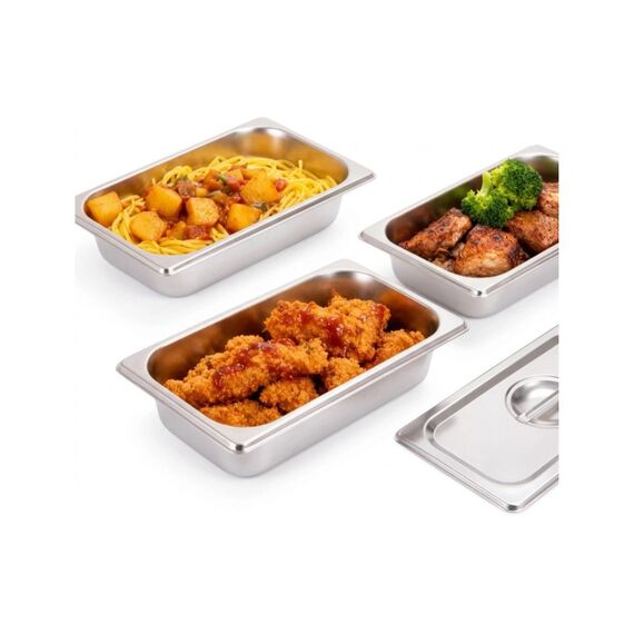 relaxdays Gastro Behälter GN 1/3 3 Stück