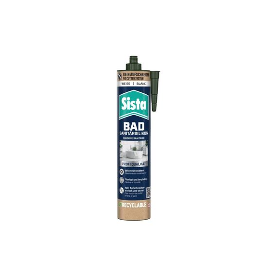 Sista Bad Sanitärsilikon 280 ml, weiss