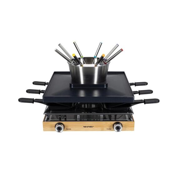 NOUVEL Raclette Prime 3 in 1 230V, 1750W, 27 teilig, 8 Pers.