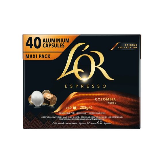 L’OR Kaffeekapseln Colombia 40 Stück