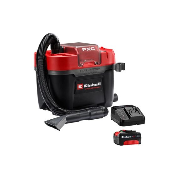 Einhell TP-VC 18/10 Li BL L (1x4.0 Ah) Kit Akku-Nass-Trockensauger
