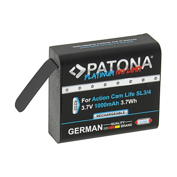 PATONA Akku für PATONA Action Cam Life für SL3 und SL4