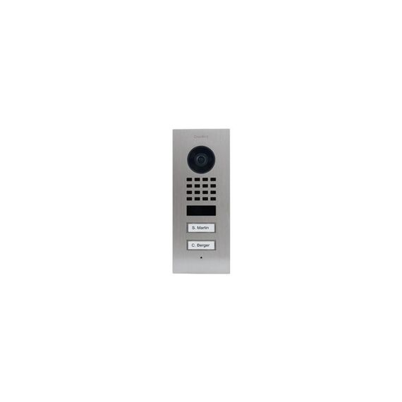 Doorbird Türsprechanlage D1102V UP 2 Ruftasten, Edelstahl V2A