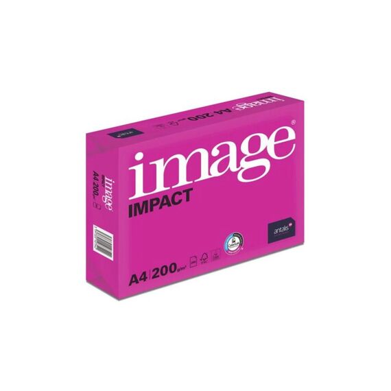 Kopierpapier Image Impact hochweiss A4 250 Blatt, holzfrei ECF, 200gm2