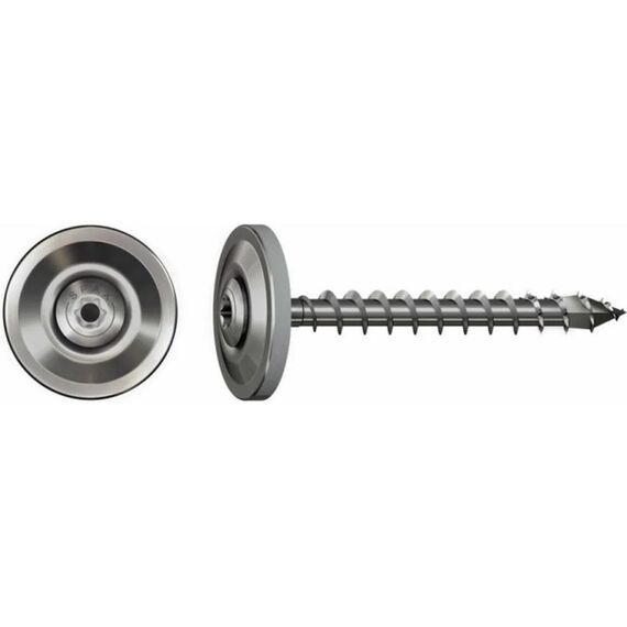 SPAX Spenglerschraube A2 T-STAR PLUS T20 4Cut Dichtscheibe 15mm L 75 Stk.