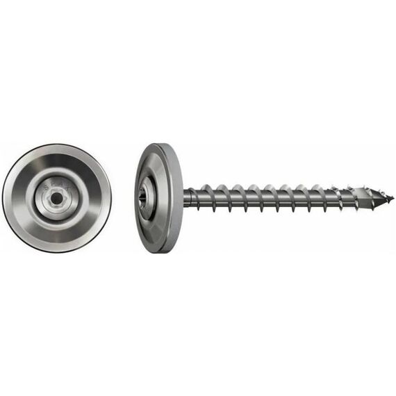 SPAX Spenglerschraube A2 T-STAR PLUS T20 4Cut Dichtscheibe 15mm XL 80 Stk.