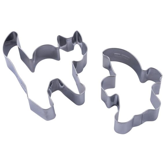 Zenker Ausstecher Set Katze & Gespenst 2-teilig, Edelstahl