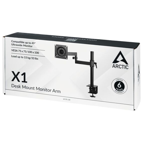 ARCTIC X1 - Monitorarm zur Befestigung am Schreibtisch, 4 image