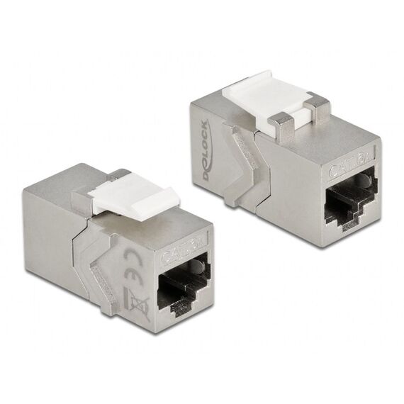 DeLOCK Keystone Modul RJ45 Buchse zu RJ45 Buchse Cat.6A