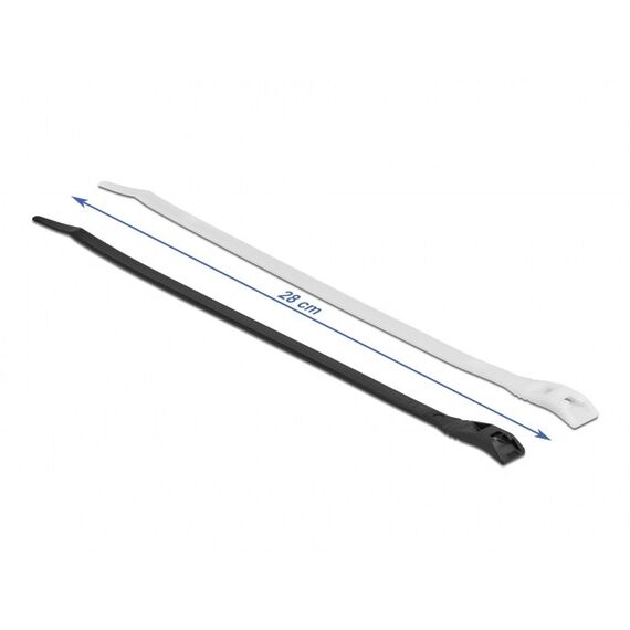 DeLOCK Kabelbinder mit flachem Kopf L 280 x B 7,6 mm 100 Stück, 4 image