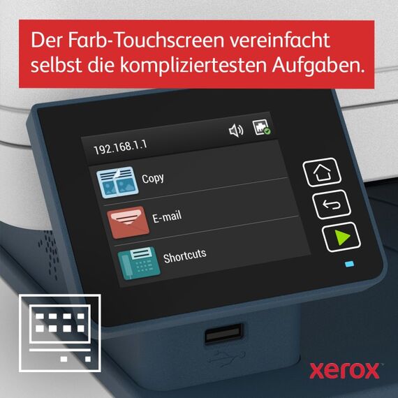 Xerox B235 A4 34 Seiten/Min. Wireless Duplex Kopie/Druck/Scan/Fax PS3 PCL5e/6 Automatischer Vorlageneinzug 2 Behälter Gesamt 251 Blatt, 8 image
