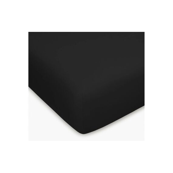 H.F. Fixleintuch Jersey,Schwarz 90-100x200 cm