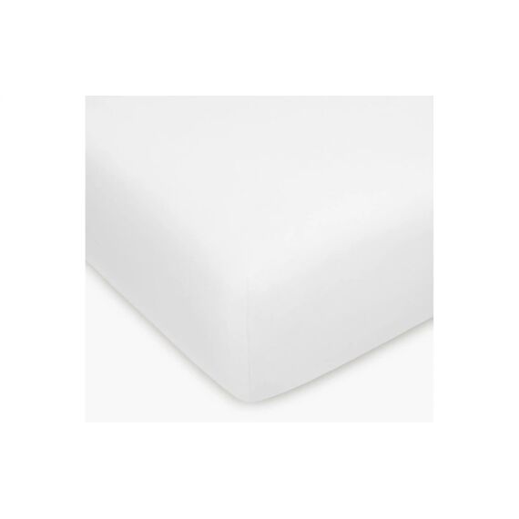 H.F. Fixleintuch Jersey, Weiss 90-100x200 cm, 100% Baumwolle