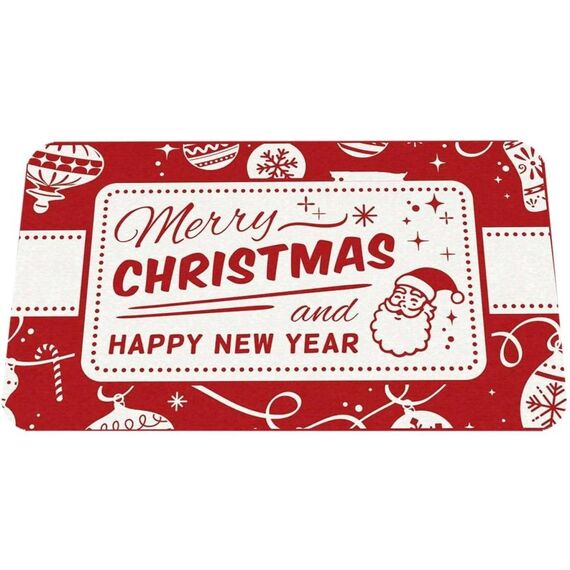 Conceptum Hypnose Türmatte XMAS rot 40x70 cm, 100% PVC