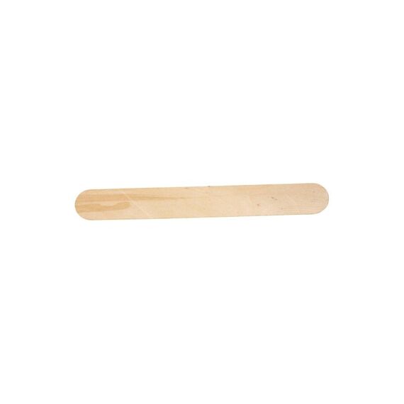 Creativ Company Eisstiele flach abgerundet Natur 20 cm 25 mm