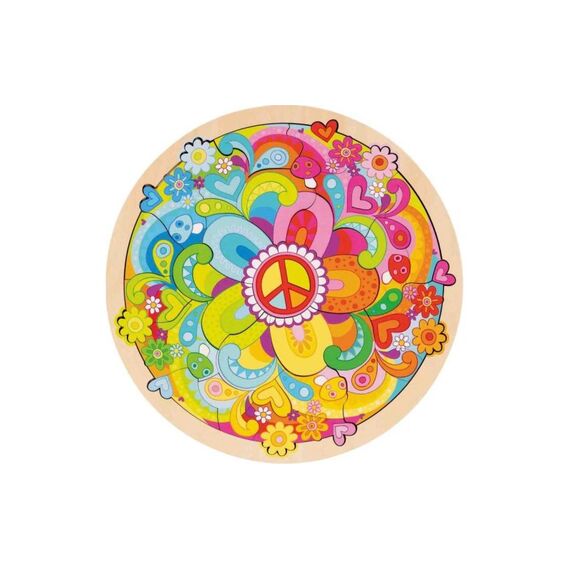 Goki Einlegepuzzle Mandala Flowers