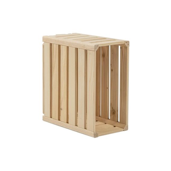 Holz Zollhaus A 1/4 CH-Holzharasse, Natur 35 x 17.5 x 32 cm, Fichte/Tanne/Buche