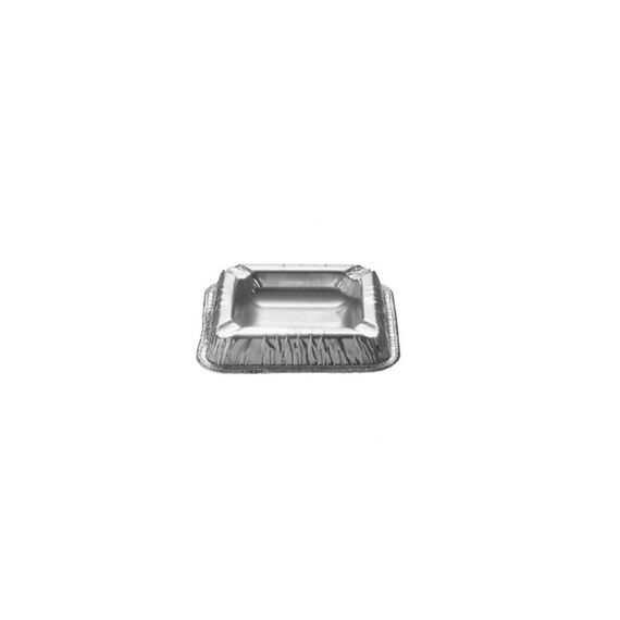 Webstar Aschenbecher Alu 4-eckig 100 Stk silber 10.1 x 10.1x 1.9 cm