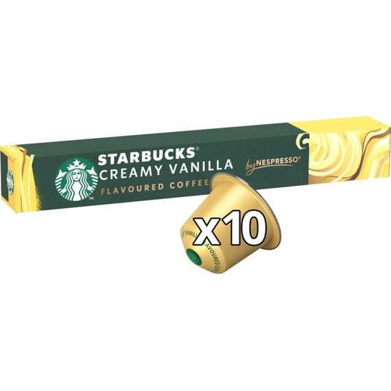 Starbucks Creamy Vanilla by Nespresso Flavoured Coffee 10 Kapseln