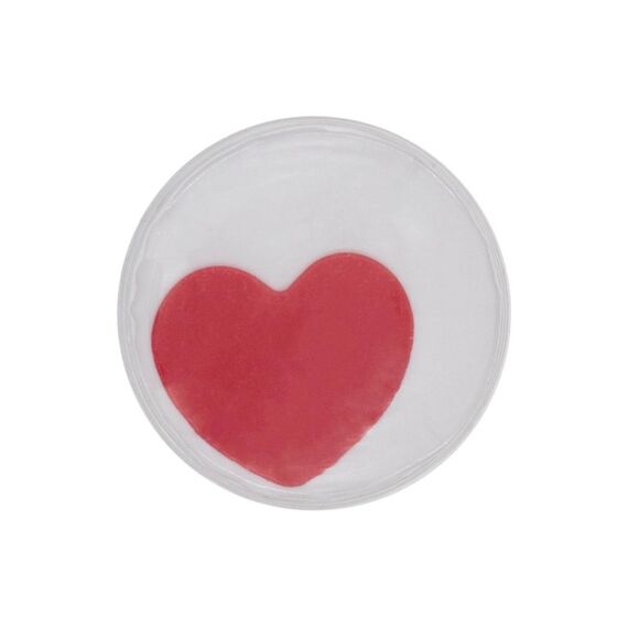 Glorex Wackelaugen Herz rot 35 mm selbstklebend, 4 Stück