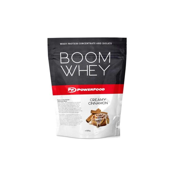 PowerFood Boom Whey 500g Geschmack: Creamy Cinnamon