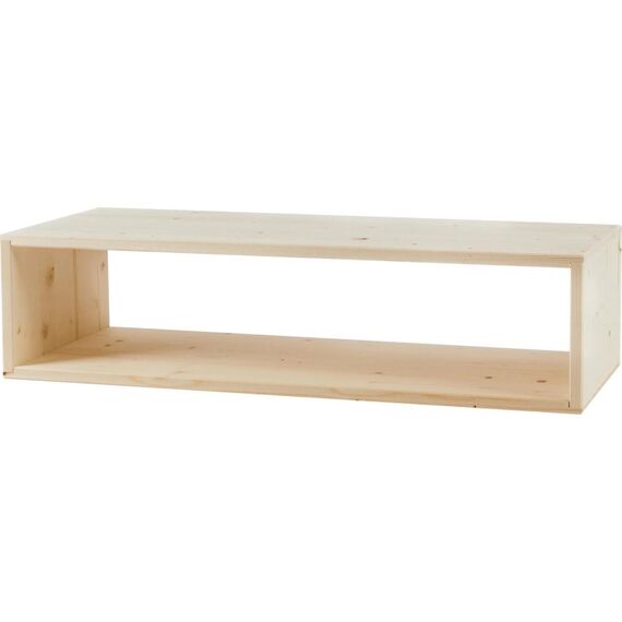 Holz Zollhaus Regal Lotti aus Holz 20x80x30 cm,inkl.Schrauben,Fichte,FSCMix70%