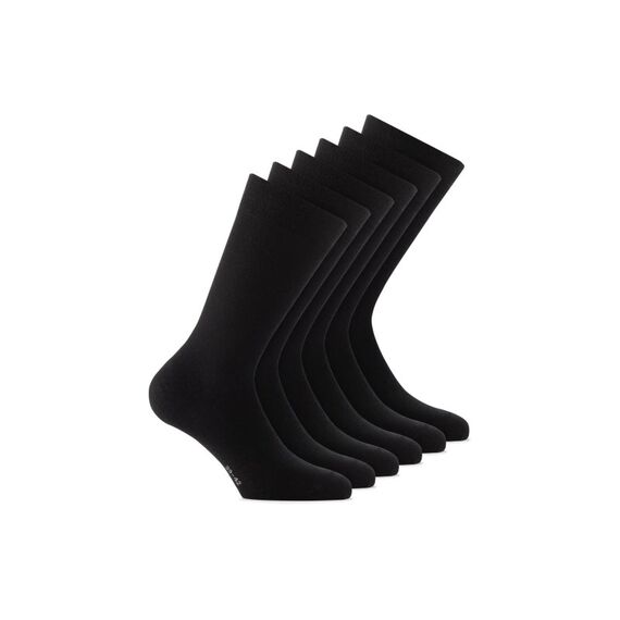 Rohner Socken Wool/ Cotton anthracite, Grösse 39-42, 3er Pack