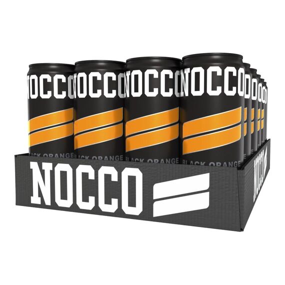 NOCCO BCAA Black Orange 330ml, 24-Tray