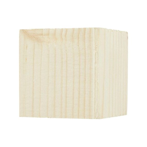 Holz Zollhaus  Holzklotz 55x55x55mm