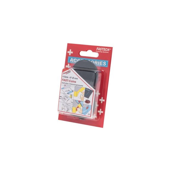 FASTECH 4 SETS FAST-COINS PS-A69 HM BLACK 47 MM