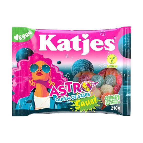 Katjes Astro Queen of Stars sauer 210 g