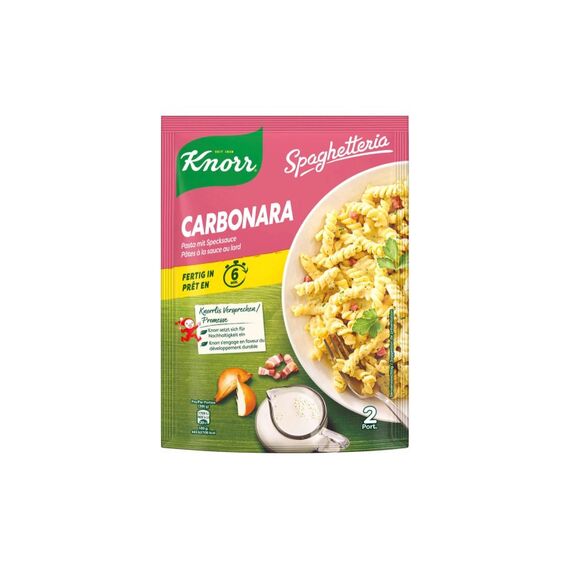 Knorr Spaghetteria Carbonara Pasta Specksauce 2 Portionen