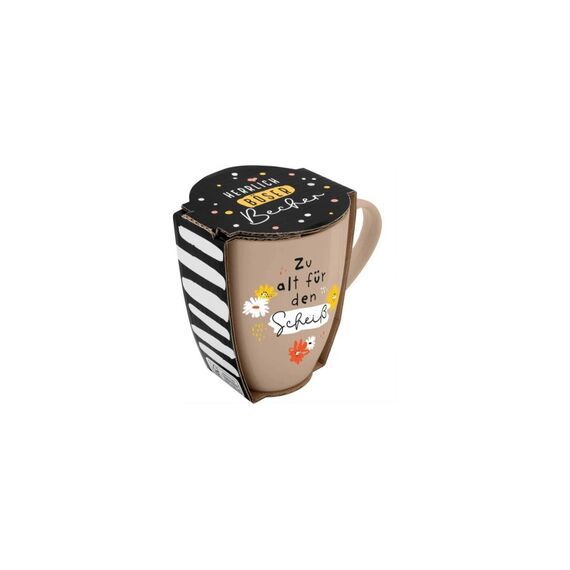 Sheepworld Becher Scheiss L: 8,3 cm, B: 12 cm, H: 10,7 cm