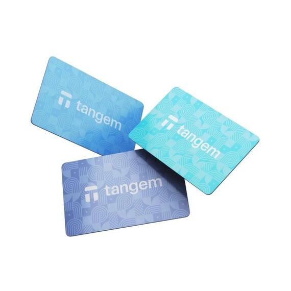 bitConsult Tangem 3 Card Set, Winter, + 50CHF Voucher Hardware Crypto Wallet