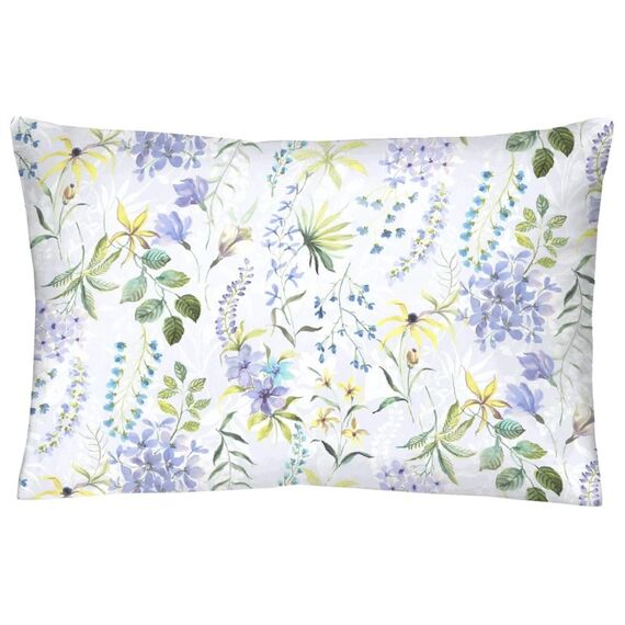 H.F. Kissenbezug Satin Blüten 65x100 cm, 100% Baumwolle