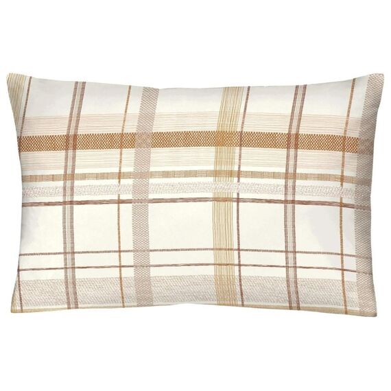 H.F. Kissenbezug Flanell Karo 50x70 cm, 100% Baumwolle