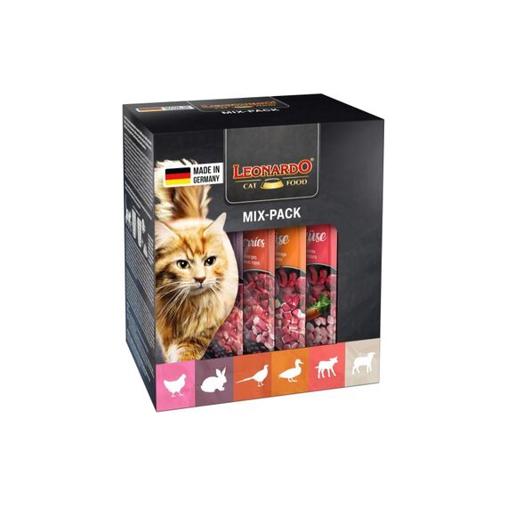 Leonardo Cat Food Leonardo Mix-Pack 6 x 85 g