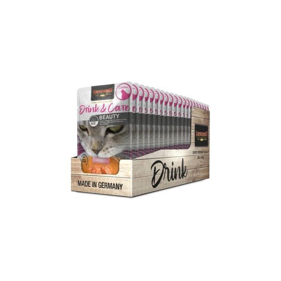Leonardo Cat Food Leonardo Drink & Care Beauty Chicken Kit 20x40g