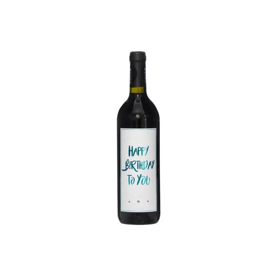 Dreams and Fantasy Rotwein Happy Birthday, türkis, 75cl