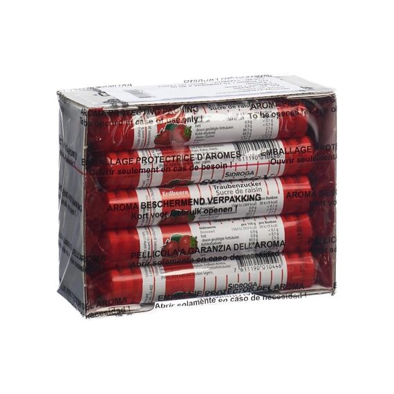 Sinergy Traubenzucker Erdbeere 15 x 40 g